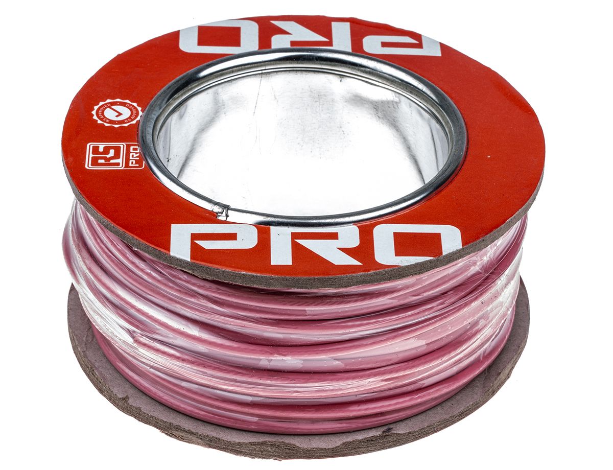 RS PRO ピンク 25m 12 AWG
