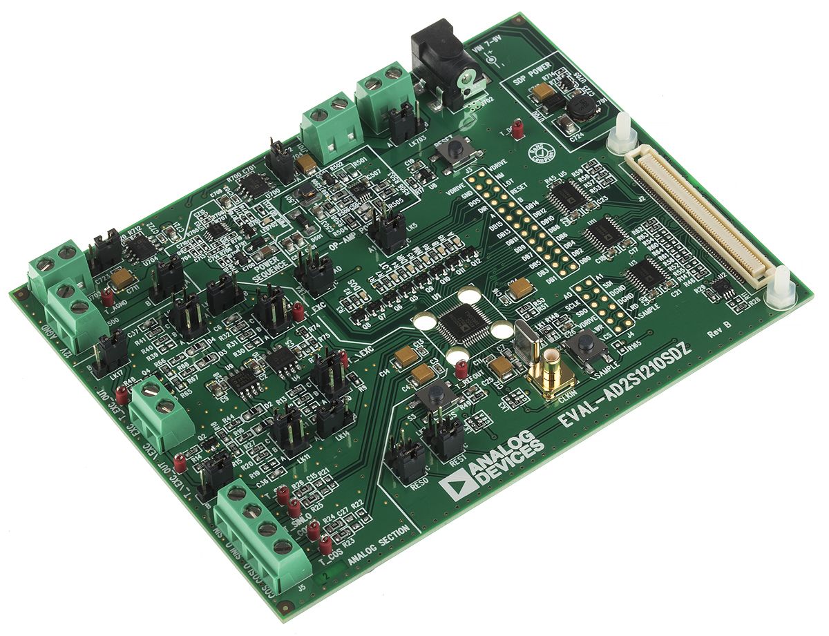 Analog Devices EVAL-AD2S1210SDZ, Resolver-to-Digital Converter Evaluation Board for AD2S1210