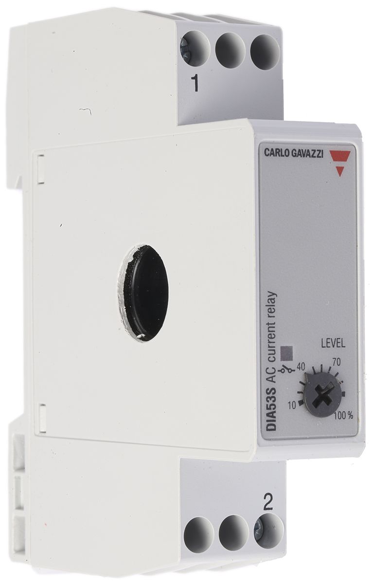 Carlo Gavazzi DIN Rail Current Monitoring Relay, 2 → 20A, 1 Phase, SPST