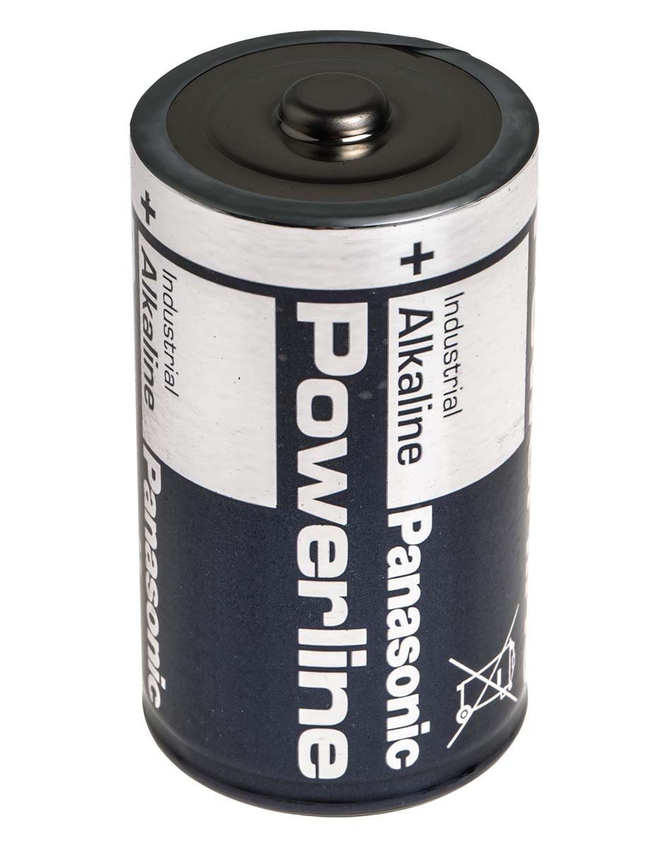 Panasonic Industrial Powerline Panasonic 1.5V Alkaline D Batteries