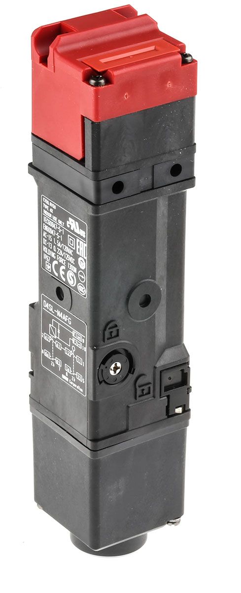 Omron D4SL-N Series Solenoid Interlock Switch, Power to Lock, 24V dc