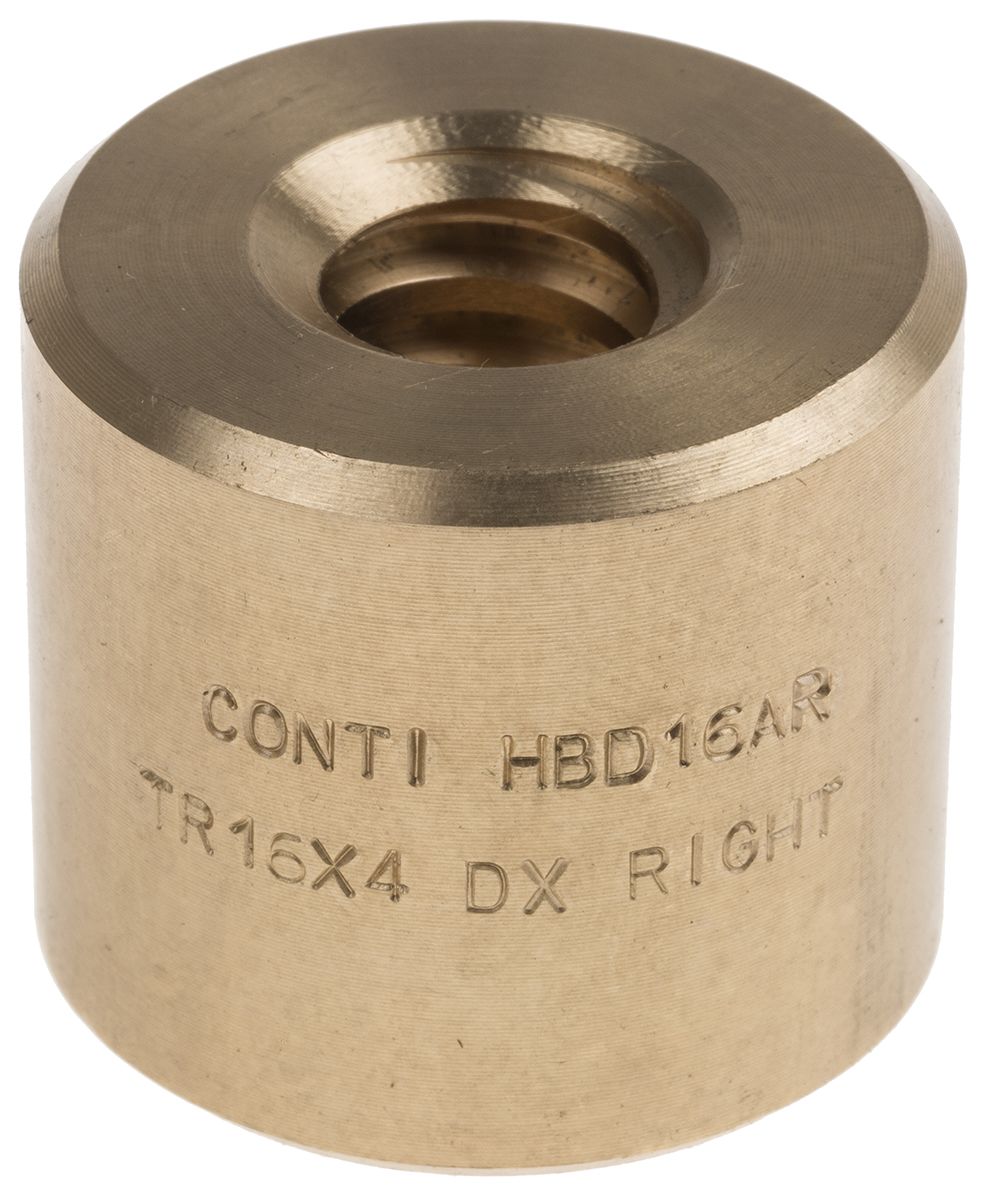 RS PRO Cylindrical Nut For Lead Screw, Dia. 16mm