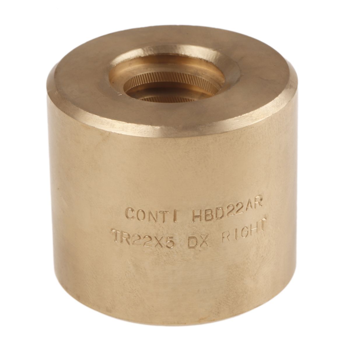 RS PRO Cylindrical Nut For Lead Screw, Dia. 22mm