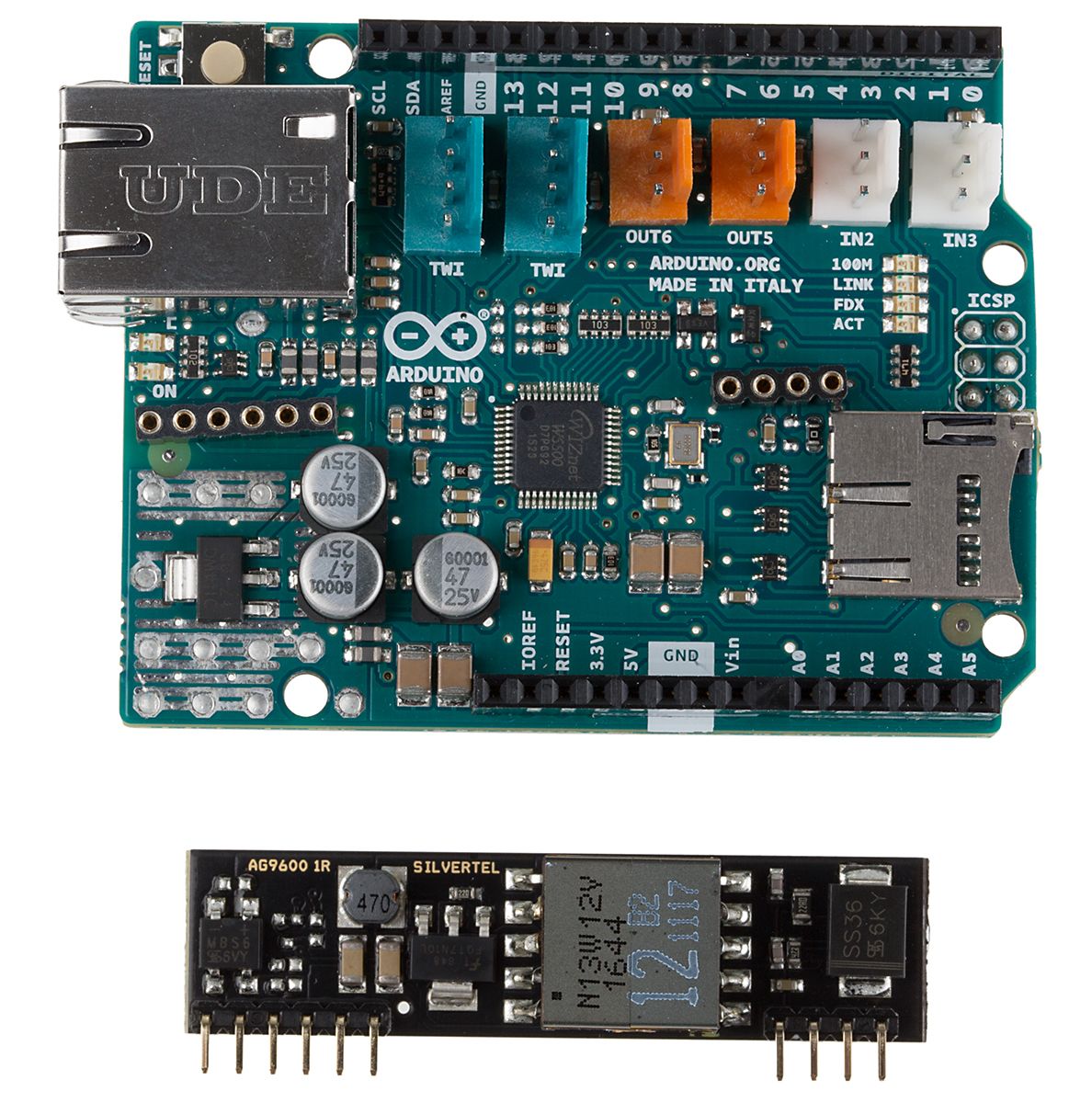 Arduino Shield, -, PoE, 3, Přídavná deska