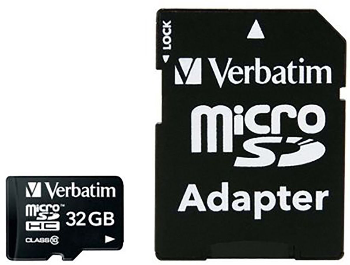 Verbatim 32 GB MicroSDHC Micro SD Card, Class 10, UHS-1 U1