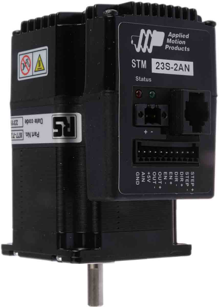 Applied Motion STM Dual H-Bridge 1.8° Schrittmotor 12 → 70 V / 5 A 0.88Nm 8-adrig, 23mm Wellen-Ø 6.35mm