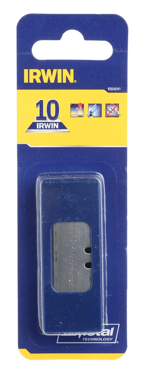 Irwin Flat Safety Knife Blade, 10 per Package