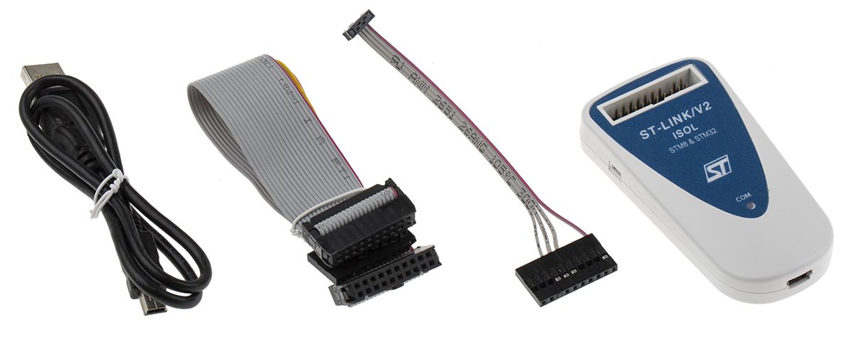 STMicroelectronics ST-LINK/V2 Chip-Programmiergerät, Debugger, Programmierer, STM8- und STM32-MCUs