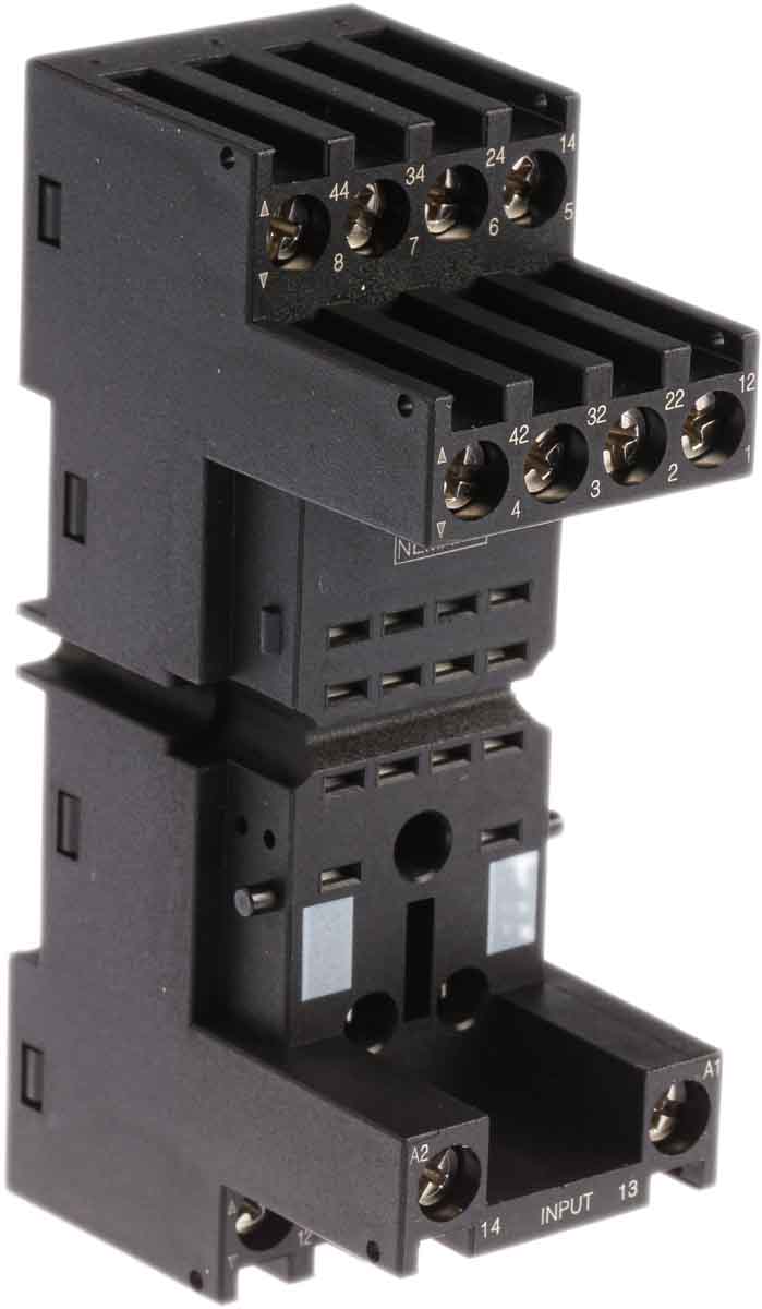 Schneider Electric Relay Socket for use with Relais Series RSZ 14 Pin, DIN Rail, <250V