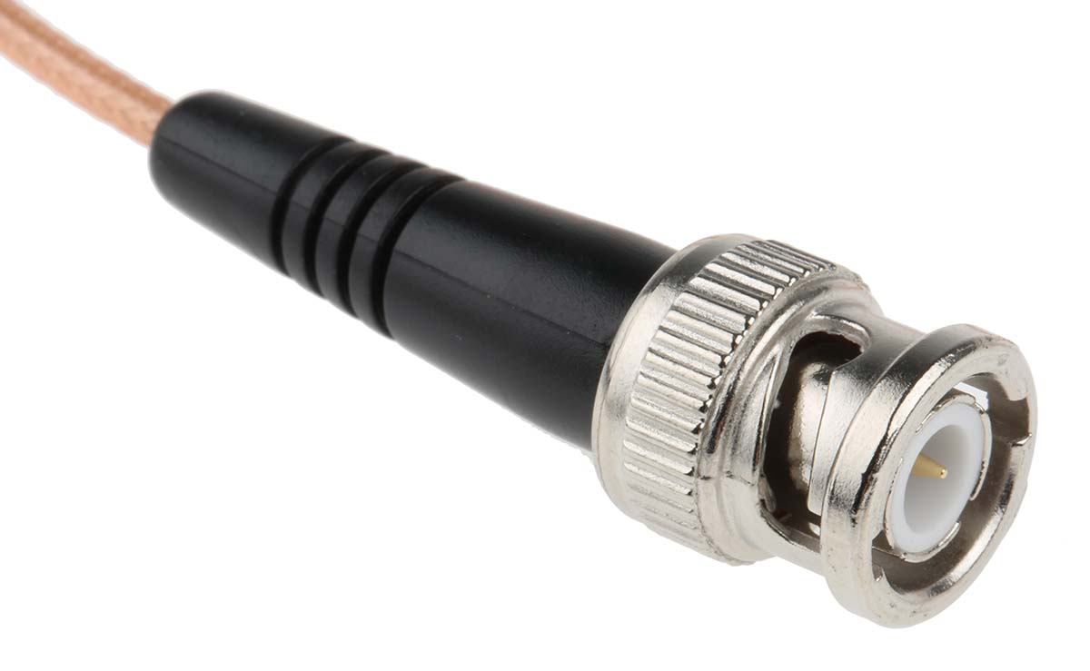 Cinch Connectors Male SMA to Male BNC Coaxial Cable, RG316, 50 Ω, 1.22m