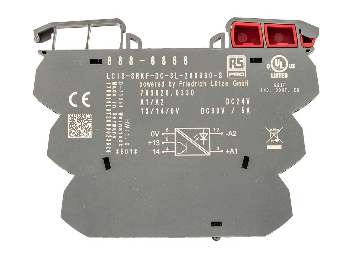 RS PRO DIN Rail Solid State Relay, 5 A Max. Load, 30 V Max. Load, 30 V Max. Control