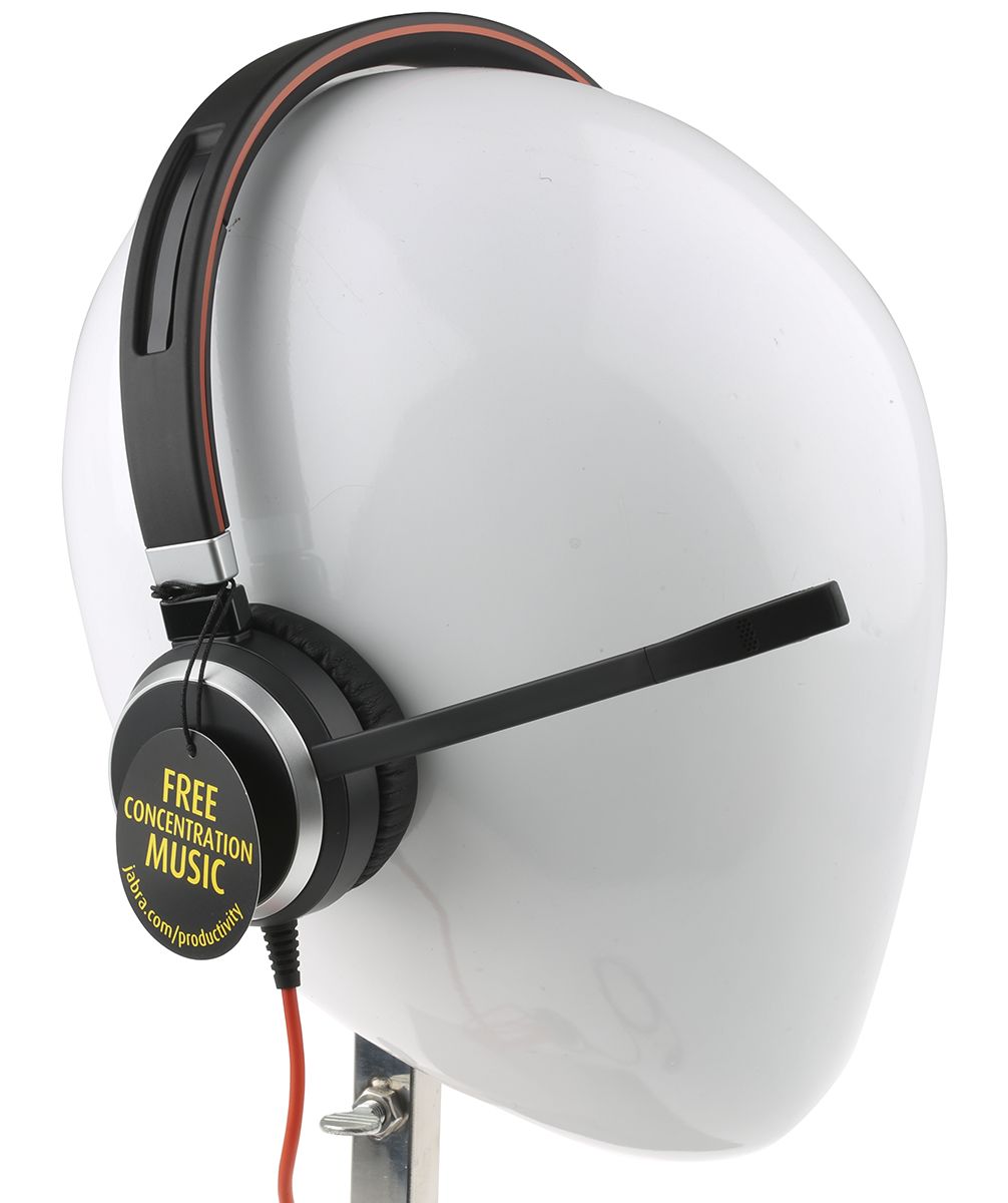 Jabra Evolve 40 Black Wired USB On Ear Headset