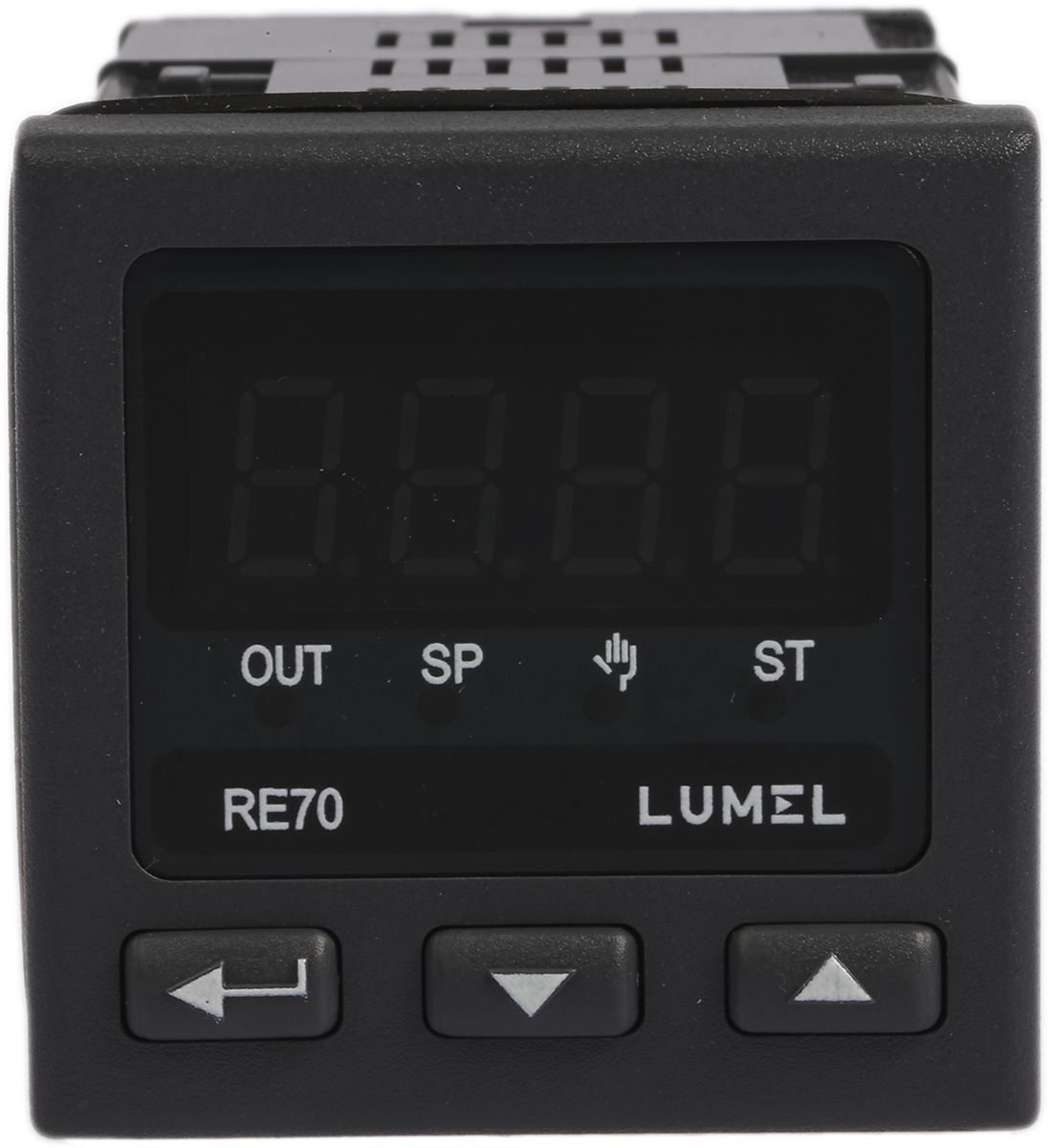 Lumel RE70 Panel Mount PID Temperature Controller, 48 x 48mm 1 Input, 1 Output Relay, 230 V ac Supply Voltage