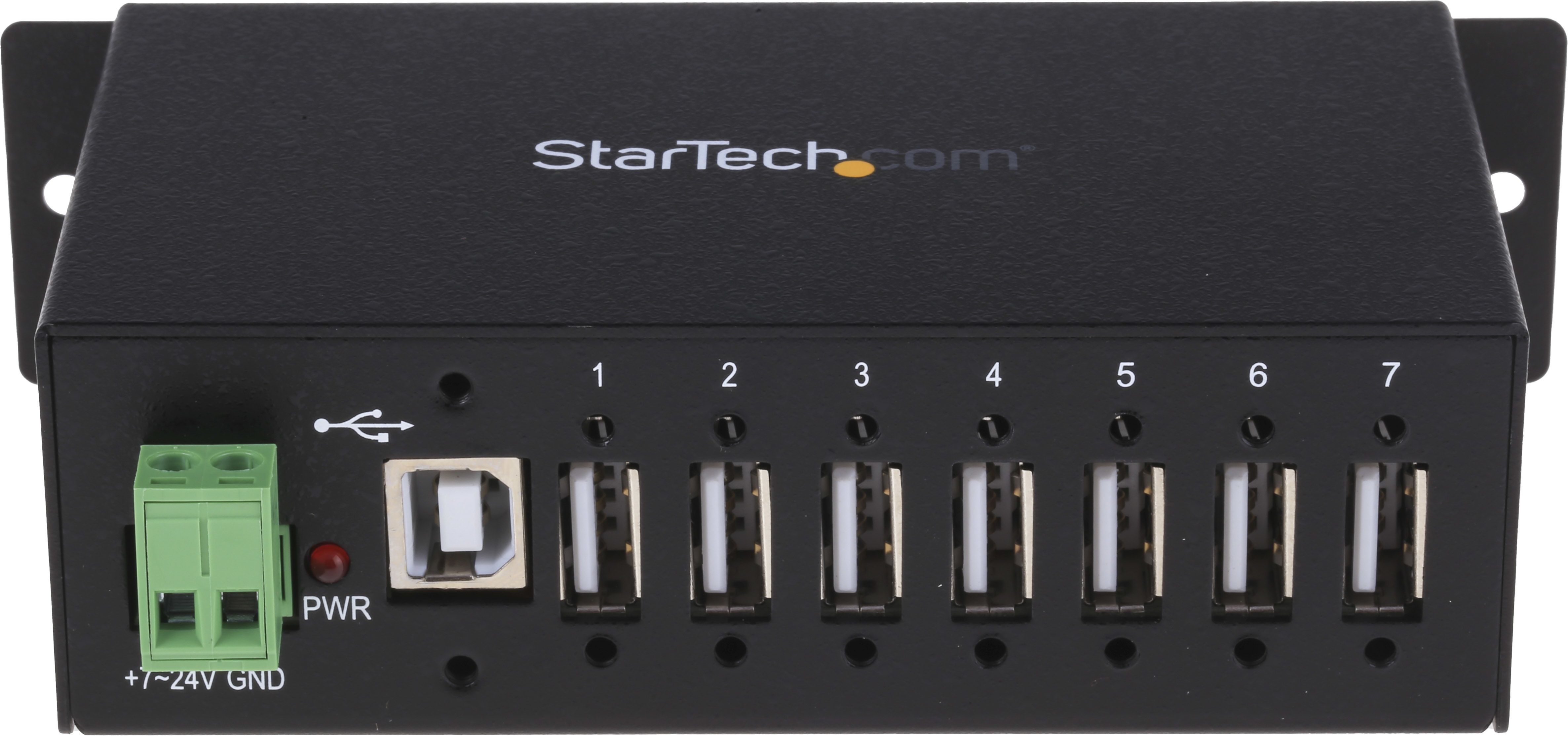 Startech 7 Port USB 2.0 USB A  Hub, Terminal Connector Powered