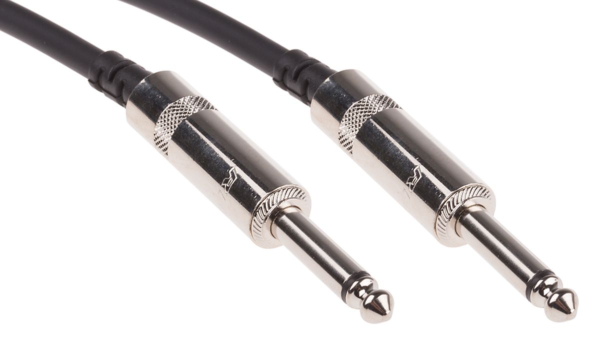 C ble av jack mono 6 35 mm vers jack mono 6 35 mm long 500mm rs