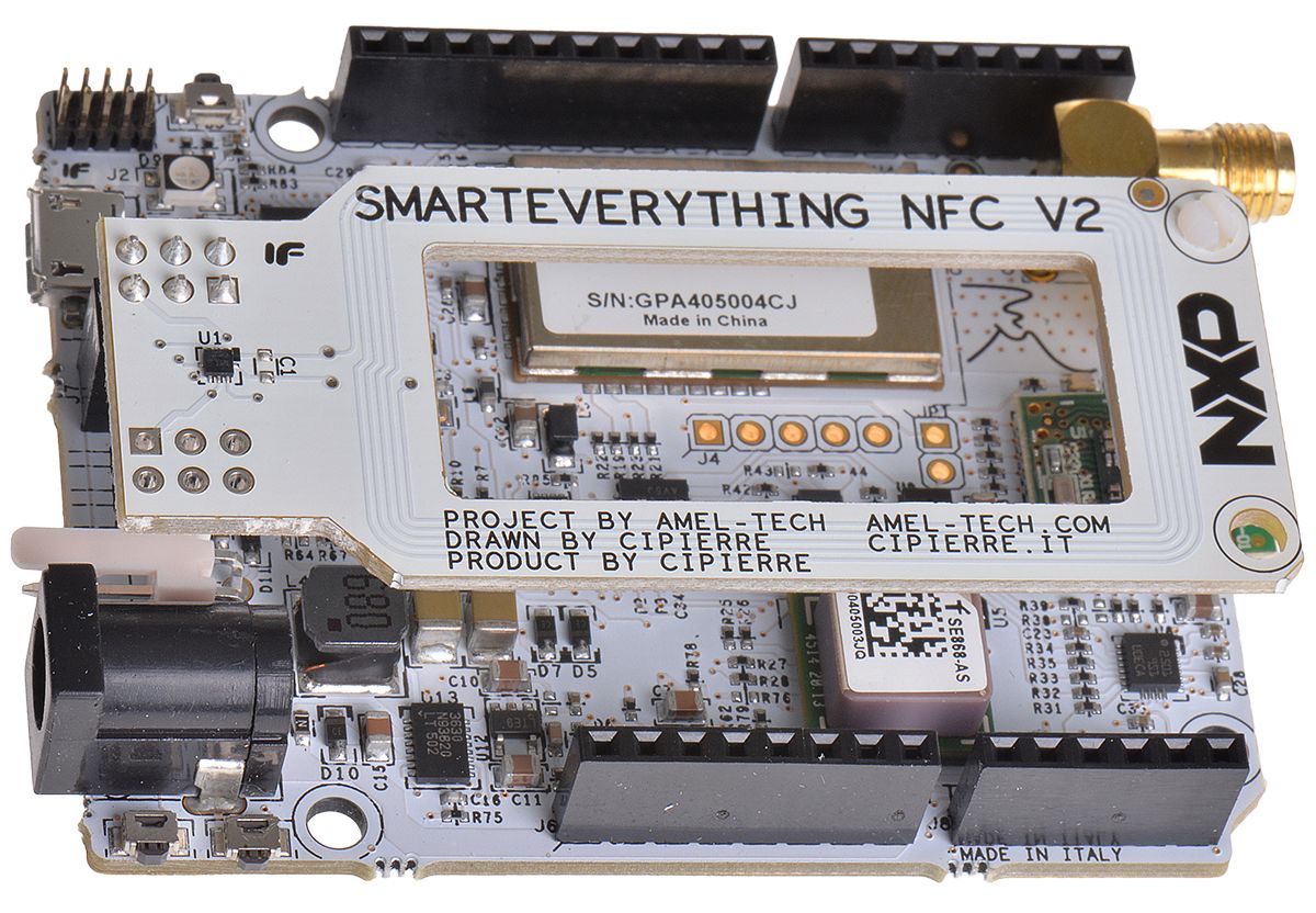 Arrow Electronics SmartEverything IoT Bluetooth Smart (BLE), GLONASS (GNSS), GPS, Near Field Communication (NFC),