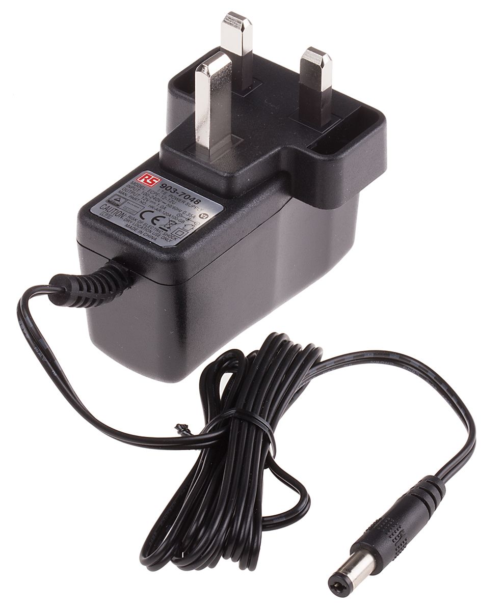 RS PRO 12W Plug In Power Supply 12V dc Output, 0 → 1A Output