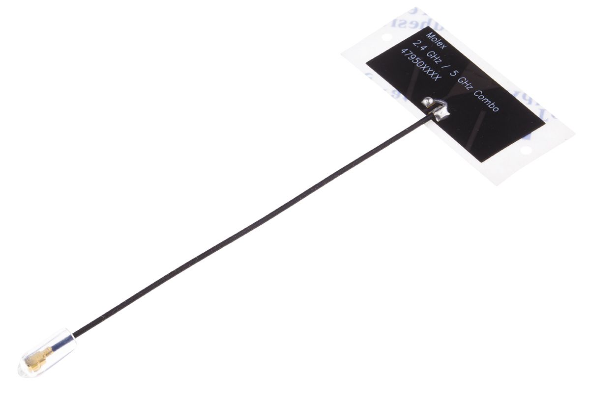 Molex 47950-0011 PCB WiFi Antenna with Micro-Coaxial RF Connector, Bluetooth (BLE), WiFi