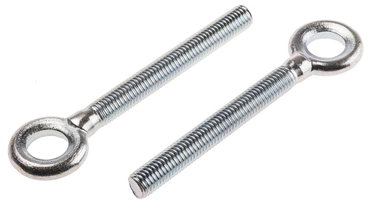 RS PRO Carbon Steel Anchor Bolt M12 x 132mm, 12mm fixing hole
