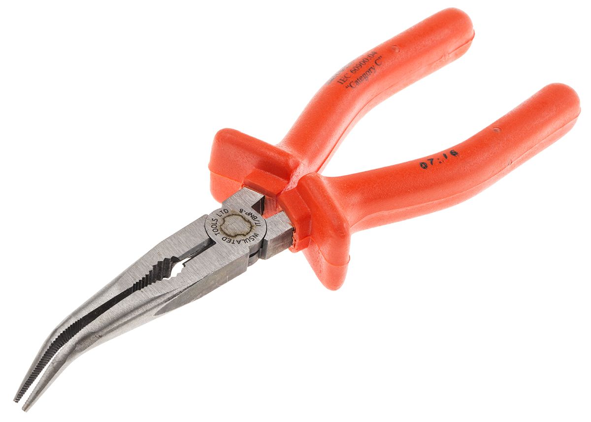 ITL Insulated Tools Ltd VDE Insulated Chrome Vanadium Steel Pliers 210 mm Overall Length