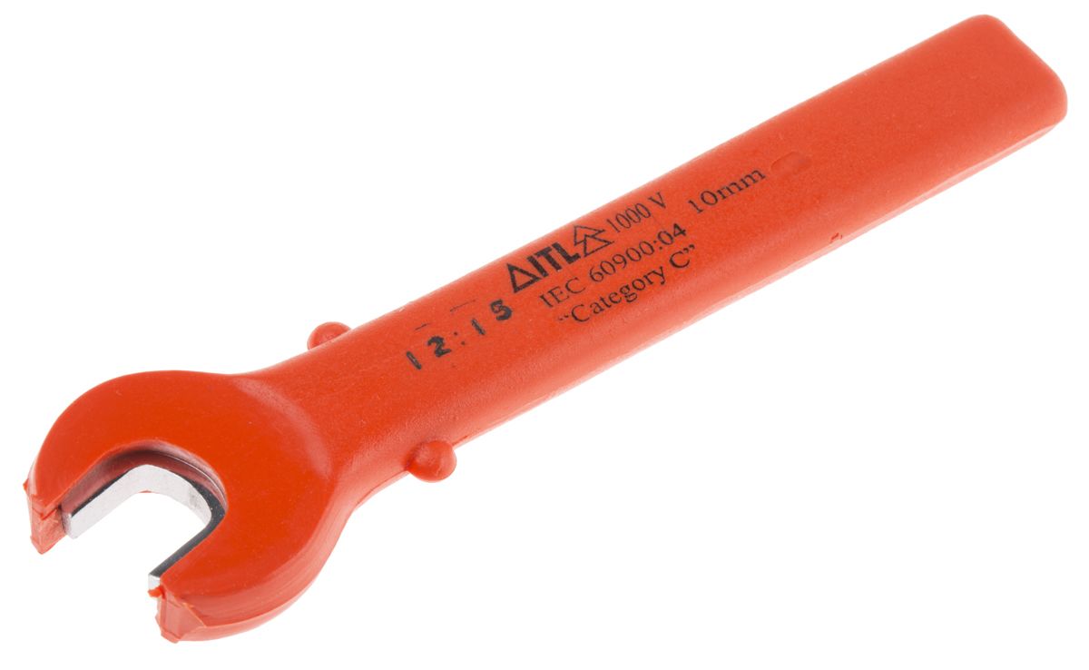ITL Insulated Tools Ltd Open Ended Spanner, 10 mm