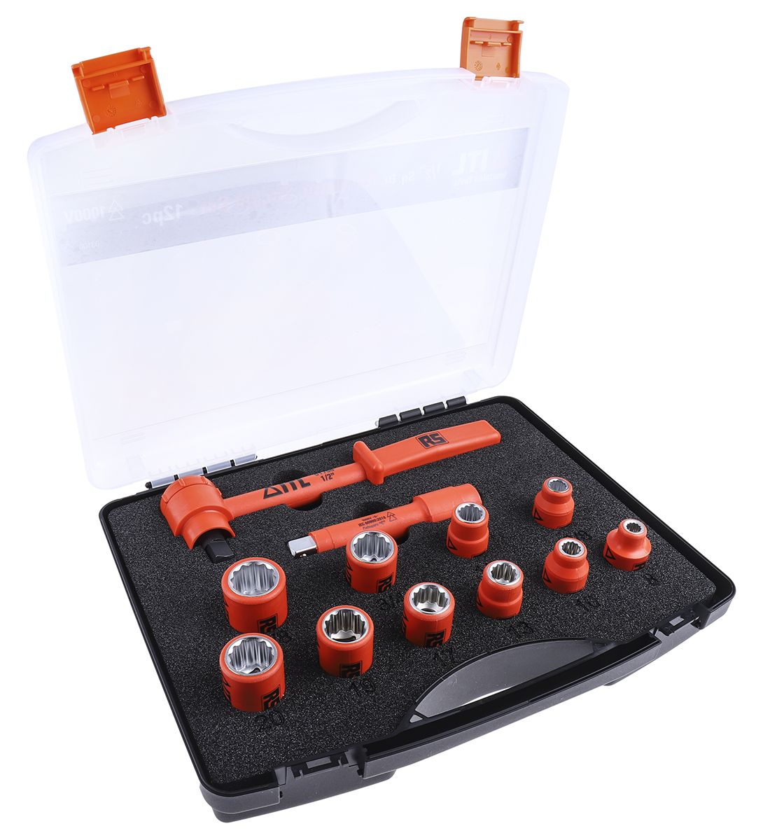ITL Insulated Tools Ltd 12 Piece , 1/2 in Insulated Socket Set