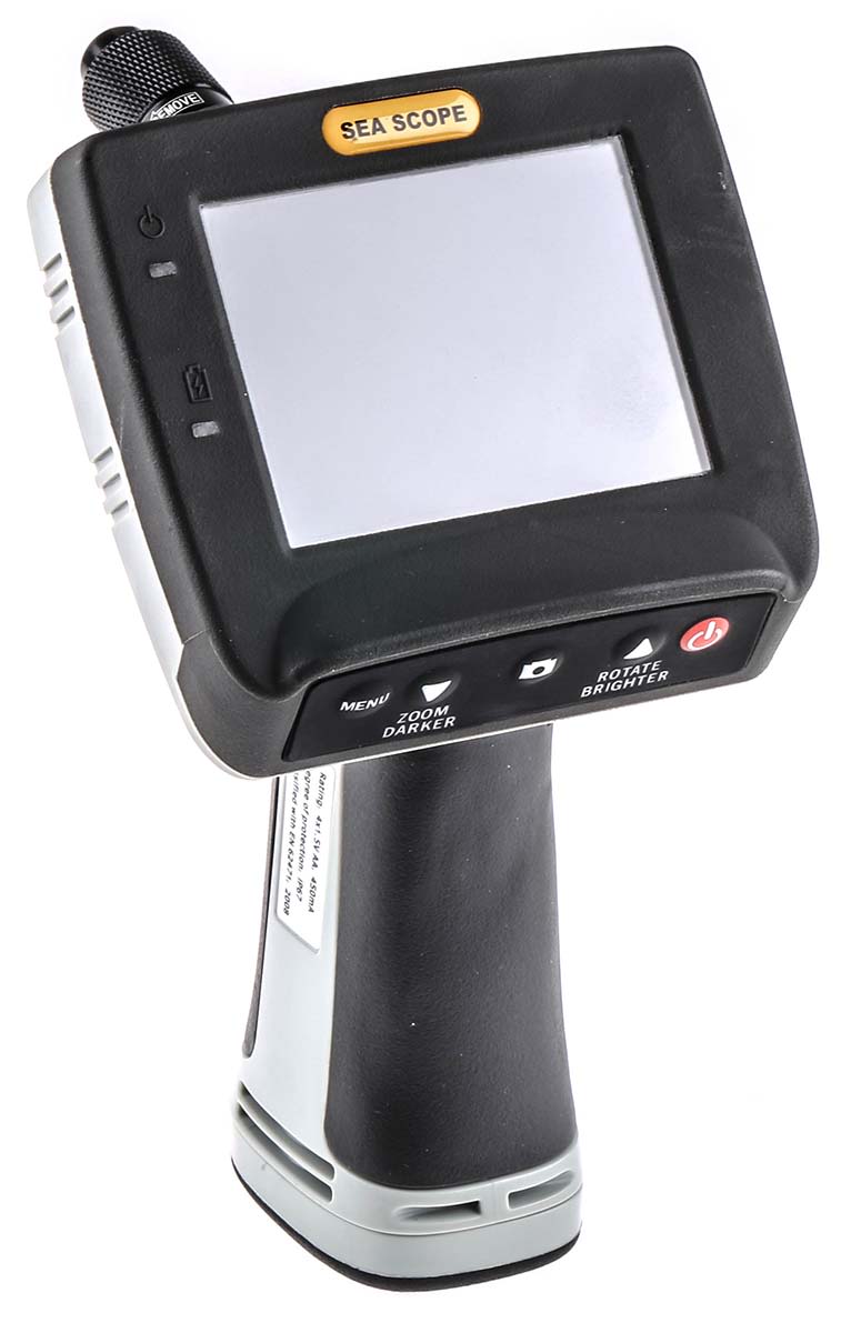 RS PRO Inspektionskamera, 880mm x 8mm slange, 640 x 480pixels, 54° synsfelt, LED belysning, min. afstand: > 30mm