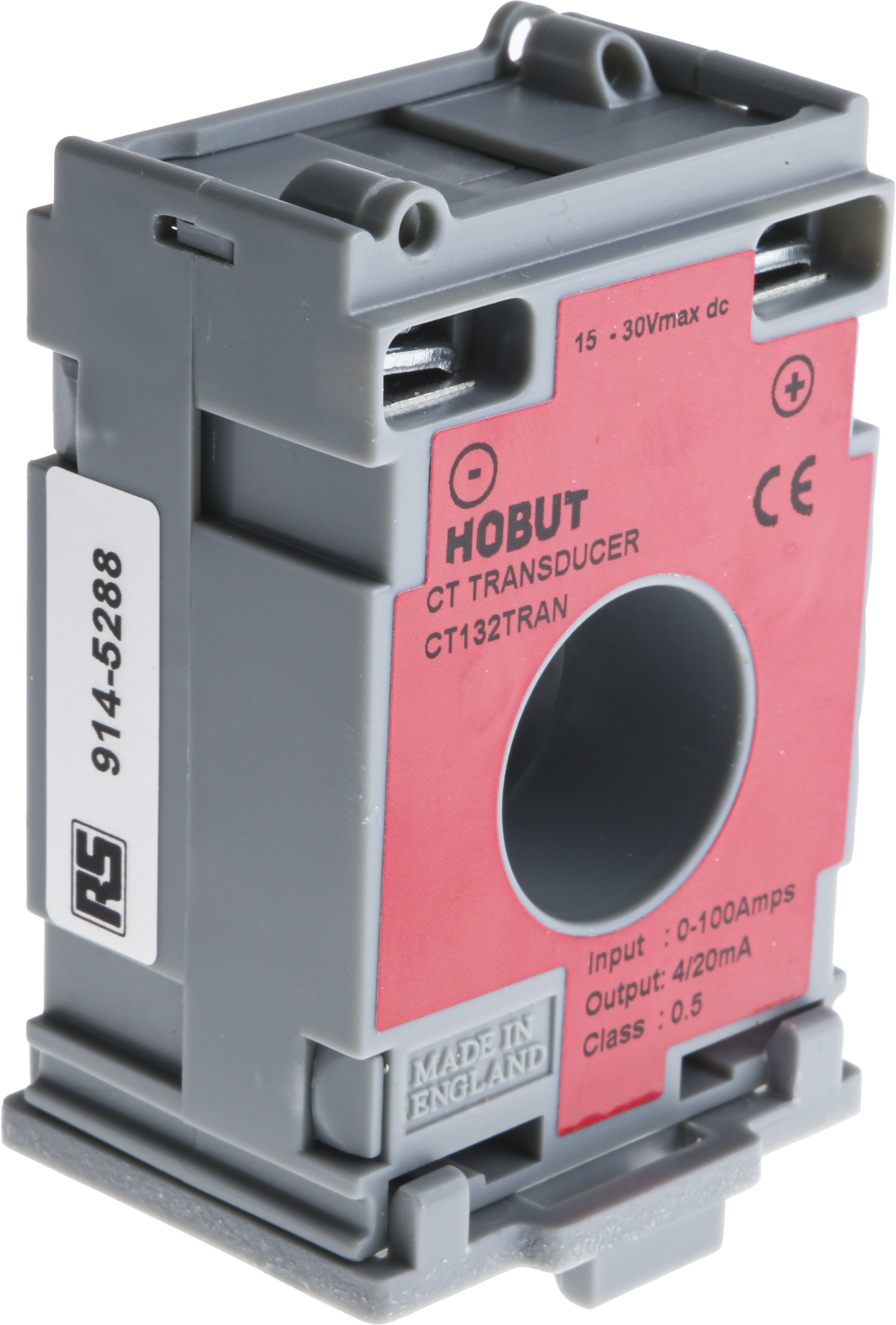 CT132TRAN100A4/20MA HOBUT CT132TRAN Series Current Transformer, 100A