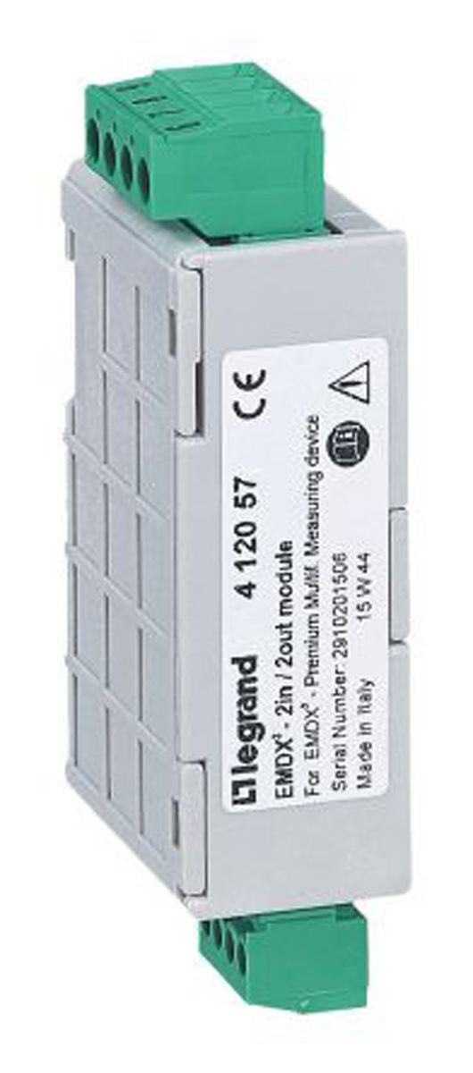 Legrand PLC Expansion Module for use with 412053 Multi Function Measuring Unit, 45.4 x 21 x 78.2 mm, Digital, Relay,