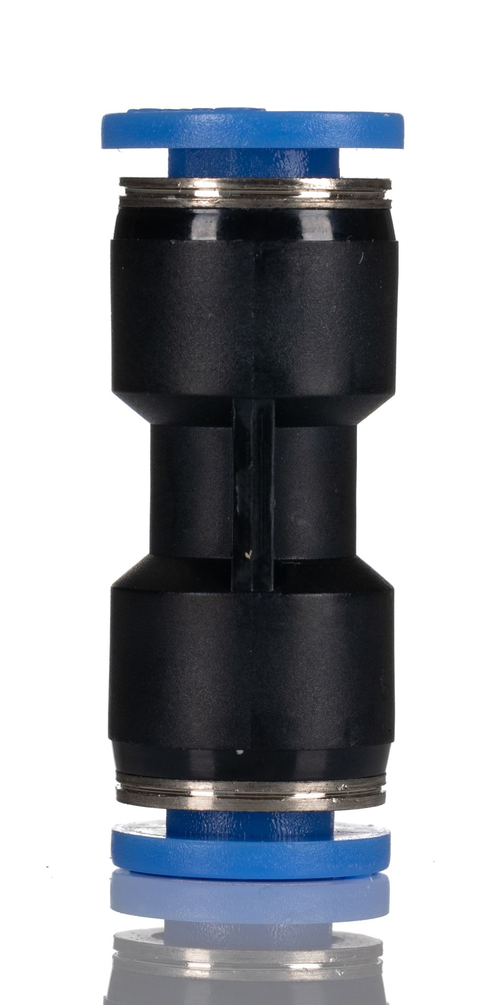 RS PRO Straight Tube-to-Tube Adaptor, Push In 4 mm to Push In 4 mm, Tube-to-Tube Connection Style