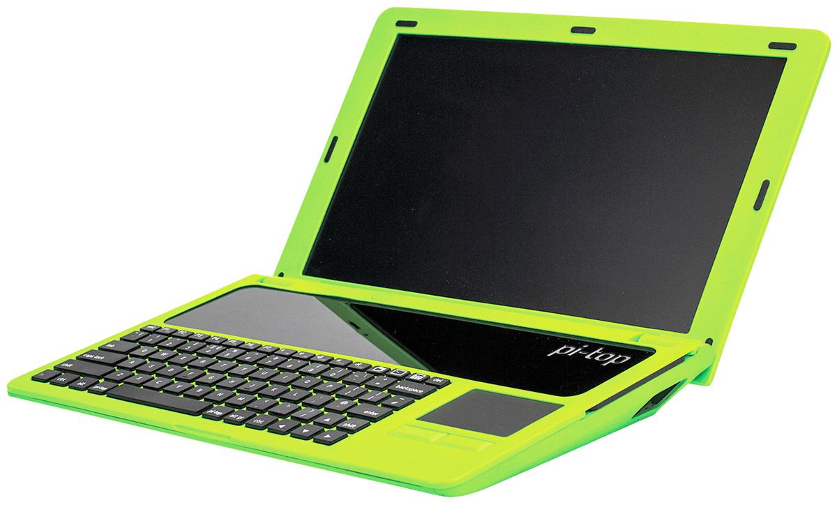 Pi-Top, Laptop, Green (UK) with 13.3in LCD Display