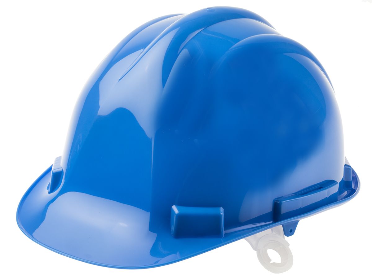 RS PRO Blue Safety Helmet, Adjustable