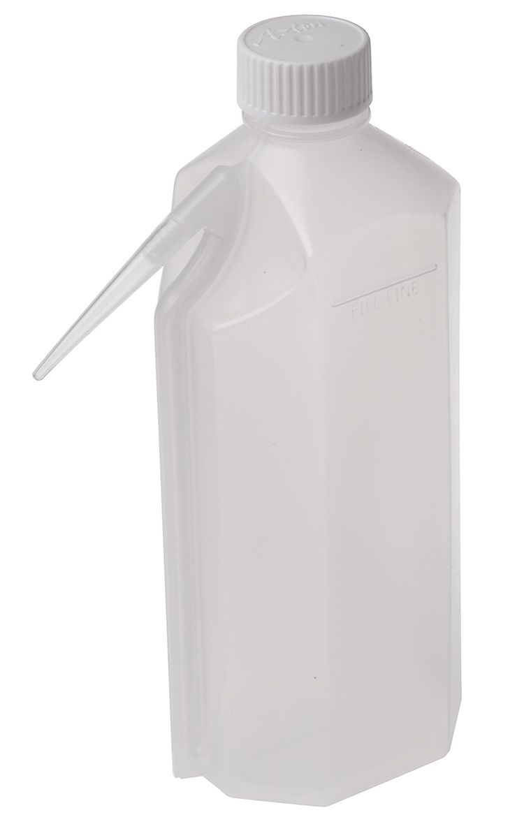 RS PRO 500ml LDPE Narrow Neck Wash Bottle RS