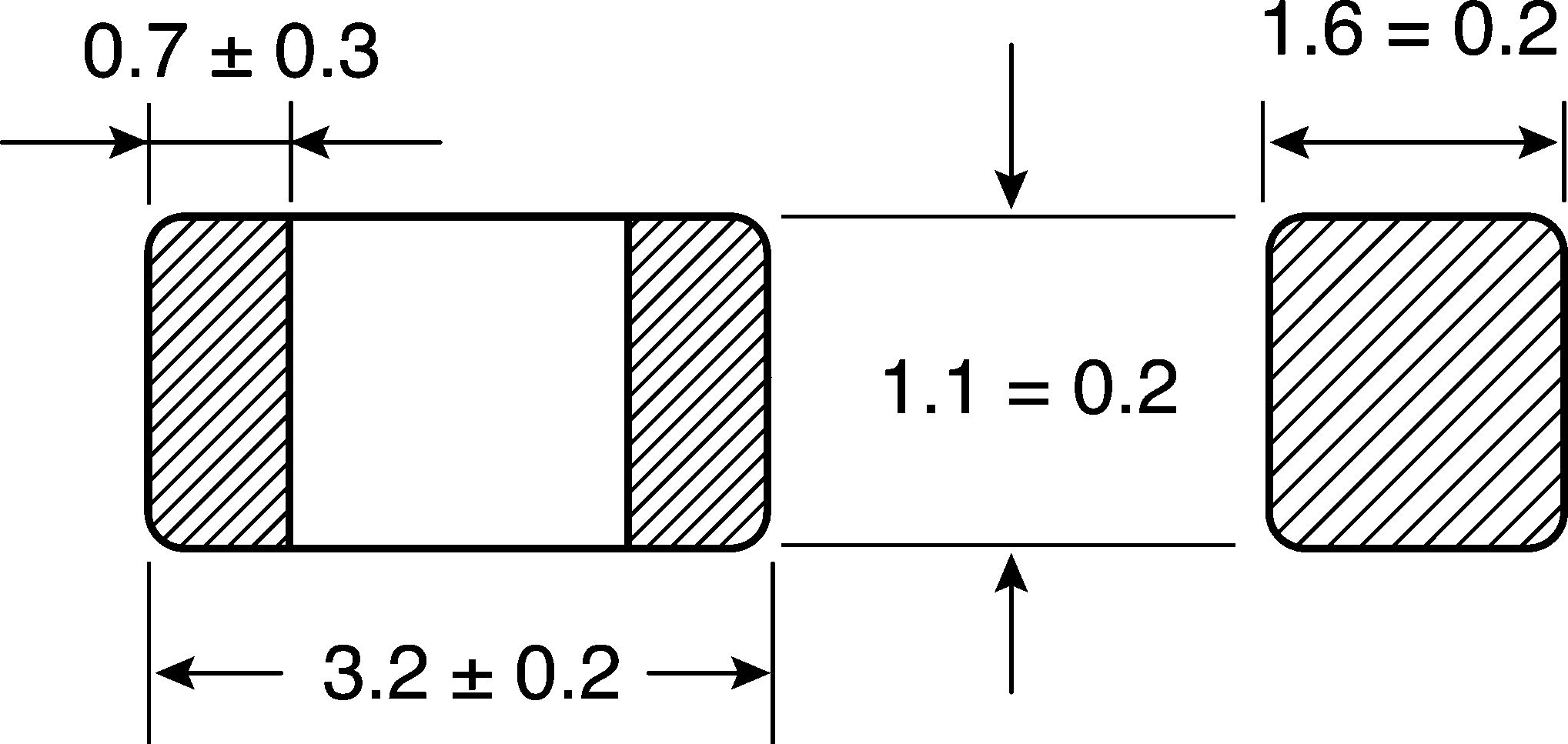 BLM31AF700SN1L Murata Ferrite Bead (Chip Ferrite Bead), 3.2 x 1.6 x 1