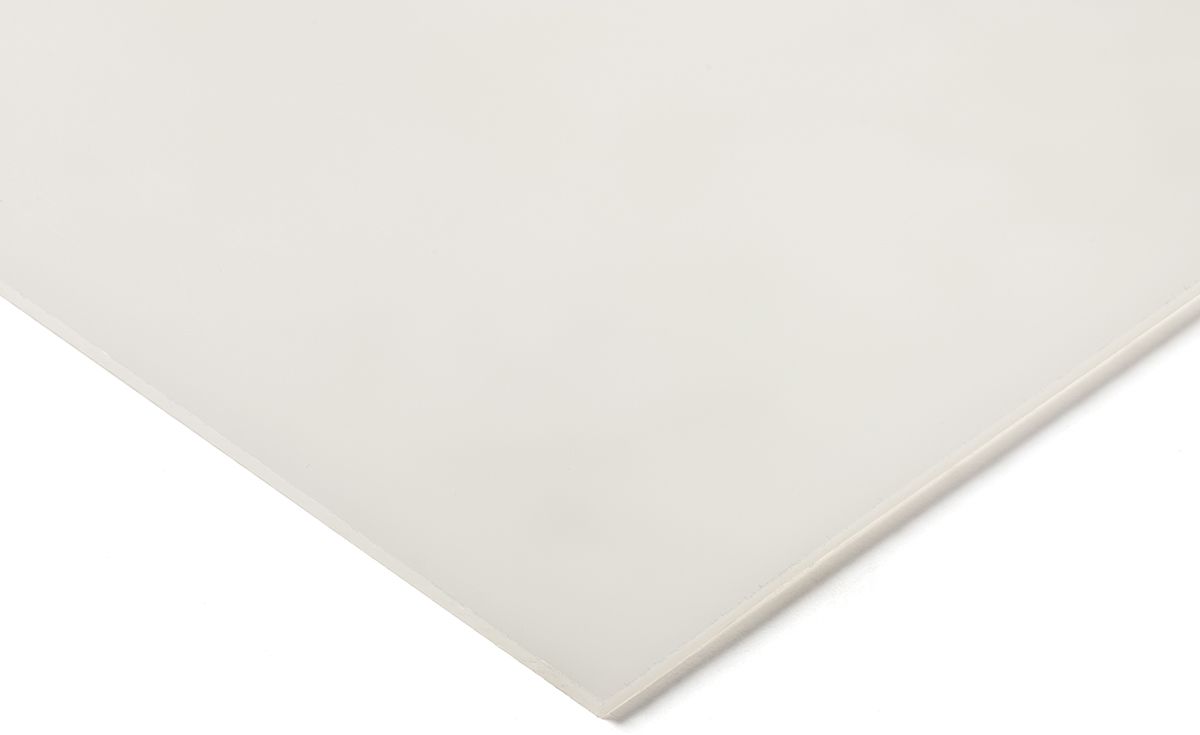 White Plastic Sheet, 500mm x 500mm x 20mm