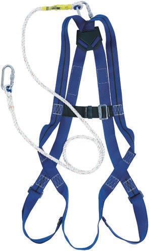 Honeywell Safety Fall Arrest Kit with D-Ring, Fast Release Buckle, Harness, Karabiner, Restraint Lanyard, Titan