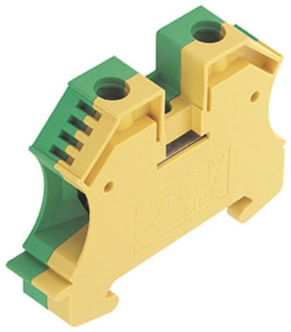 Wpe N Weidmuller Green Yellow Wpe Earth Terminal Block