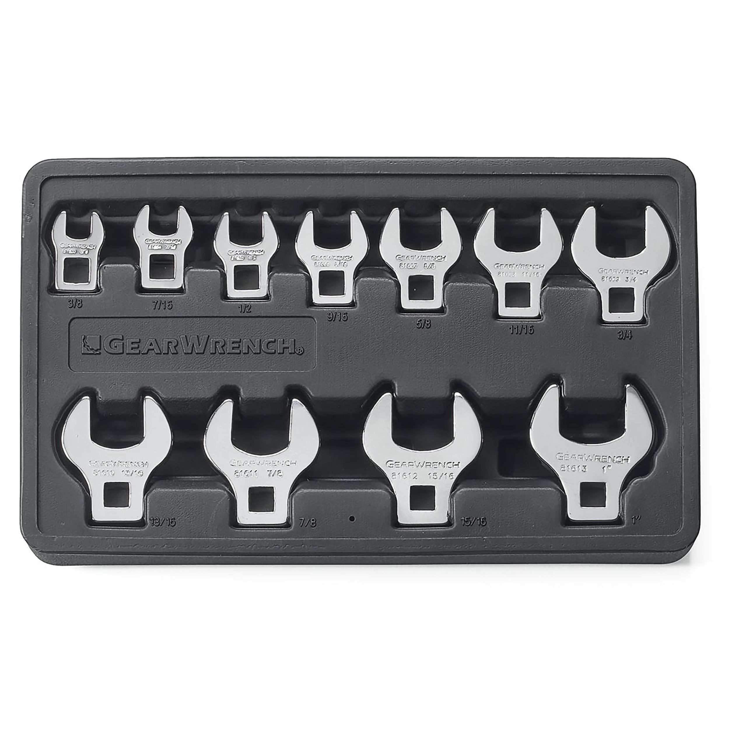 Gear Wrench 11 Piece Crow Foot Spanner Set