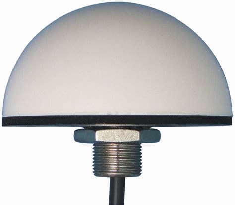 Mobilemark DM2-2100/1575-3C2C-WHT-180 Dome GPS Antenna with SMA Connector, 2G (GSM/GPRS), 3G (UTMS), GPS