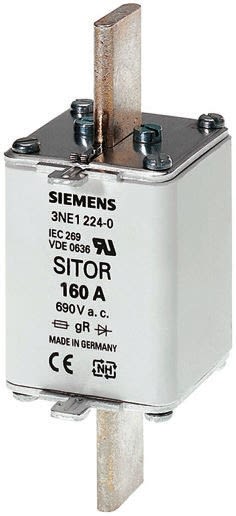 3NE1021-0 | Fusible De Cuchillas Centradas Siemens 3NE1, NH00, GS, 690V ...