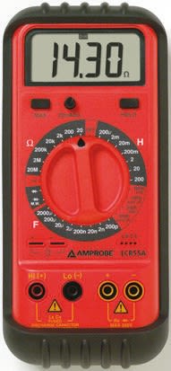 Amprobe LCR55A Handheld LCR Meter 2mF, 20 MΩ, 200H With RS Calibration