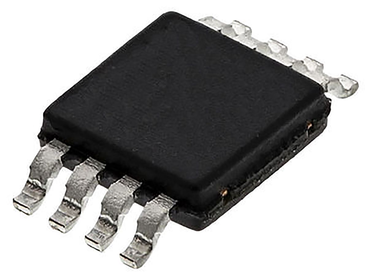 Analog Devices, DAC 12 bit-, 125ksps, ±1.25%FSR Serial (I2C), 8-Pin MSOP