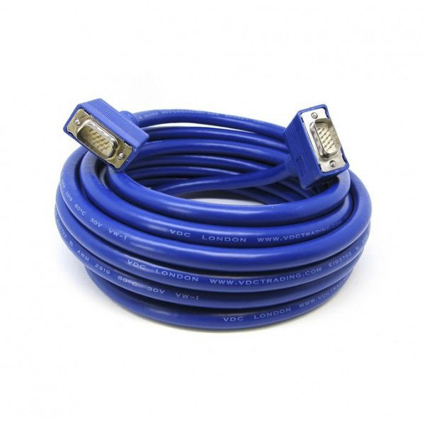 Van Damme Male VGA to Male VGA  Cable, 10m
