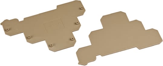 RS PRO End Cover for DIN Rail Terminal Blocks
