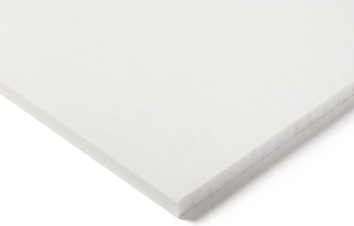 White Plastic Sheet, 500mm x 300mm x 13mm | RS