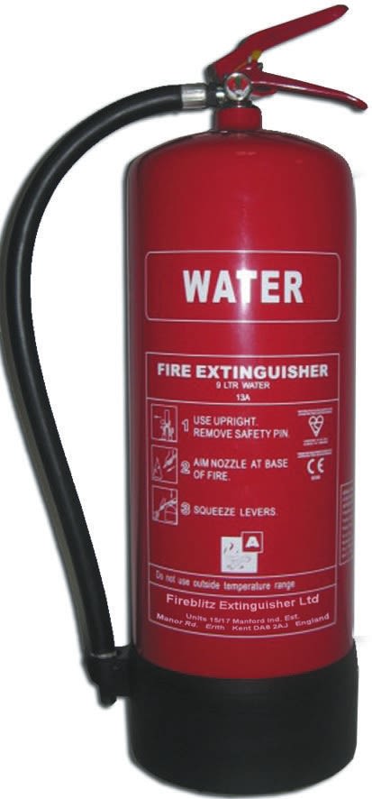 FBW9 | Fireblitz 9L Water Fire Extinguisher for Combustible Solids (A) | RS