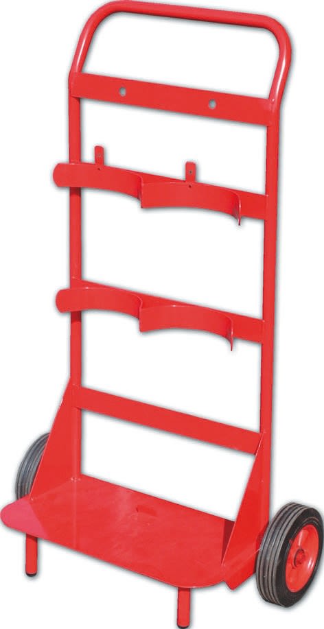Fire Extinguisher Trolley, Red
