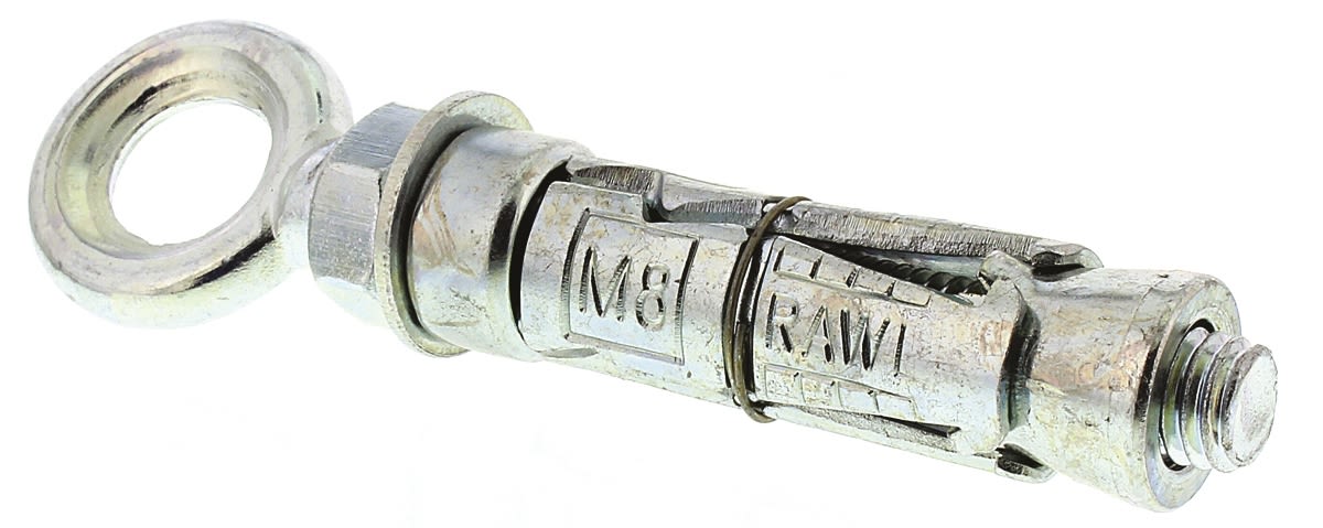 RawlPlug Steel Masonry Anchor M8 x 98mm, 14mm fixing hole