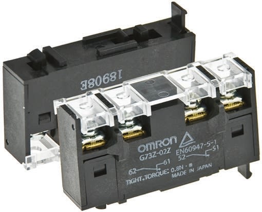 DIN Rail Auxiliary Contact Block, DPST