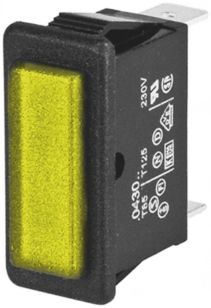 H8630FBNAA Arcolectric Yellow Indicator, 230V ac, 19.3 x 13mm